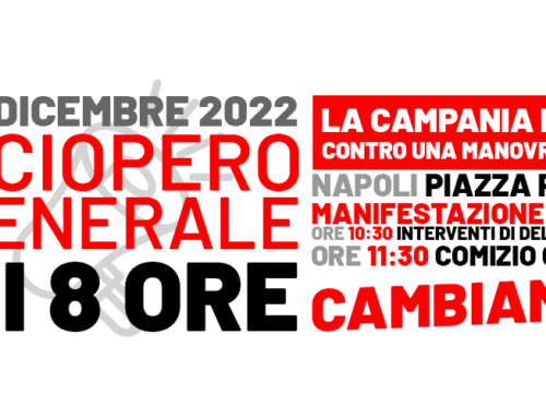 Legge di Bilancio, il 16 novembre sciopero generale di 8 ore in Campania: a Napoli la manifestazione regionale