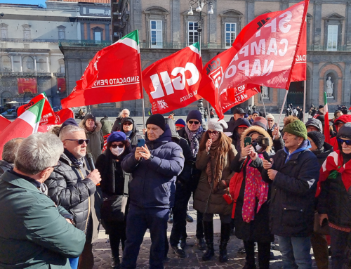 Autonomia differenziata, Cgil e Spi in piazza a Napoli: “Troppa disparità tra Nord e Sud”